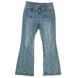 Shyanne High Rise Flare Trouser Jeans Womens Size 30 Short Western Denim